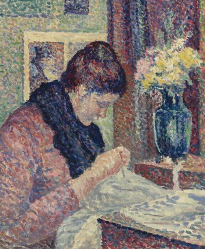 Woman Sewing